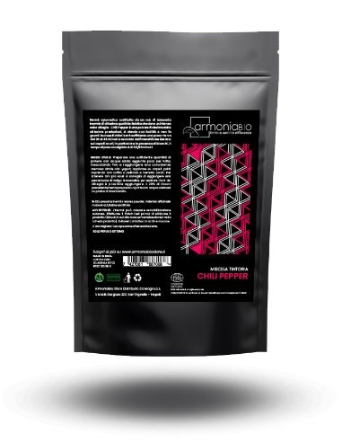 Henné Chili Pepper Rosso Ciliegia Intenso Bio – Tinta vegetale ArmoniaBio