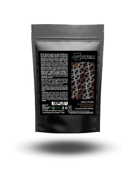 Tinta Vegetale Castano Scuro Intenso Bio - Henné Chocolate Fondant Castano 