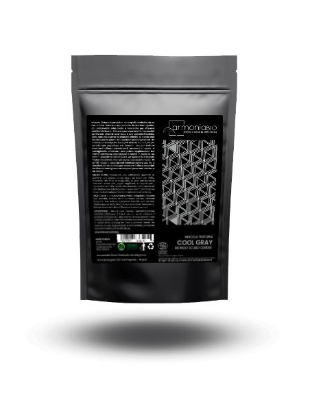 Henné Cool Gray Biondo Scuro Cenere Bio - tinta vegetale