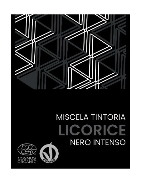 Henné Licorice Nero Intenso Bio - tinta vegetale