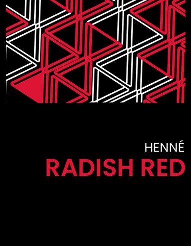 Henné Radish Red – Tinta vegetale rosso intenso 100% Lawsonia bio