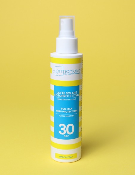 ArmoniaBio - Latte Solare Fotoprotettivo Spray SPF30 - Media Protezione