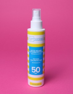 ArmoniaBio - Latte Solare Fotoprotettivo Spray SPF50 - Alta Protezione