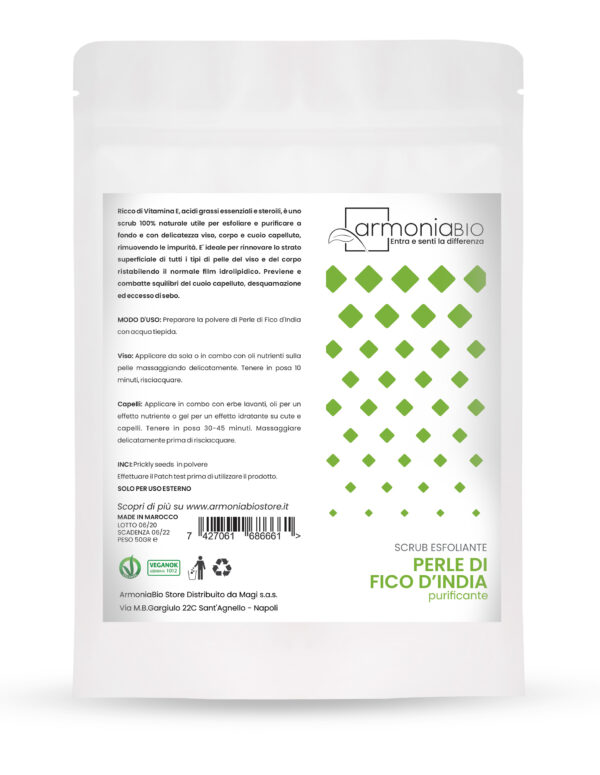 Perle di Fico d'India Scrub esfoliante - ArmoniaBio